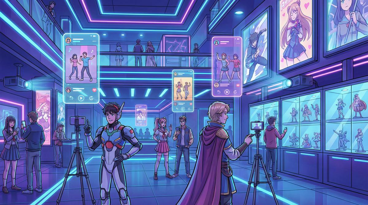 小马拉大车二次元cosplay短视频